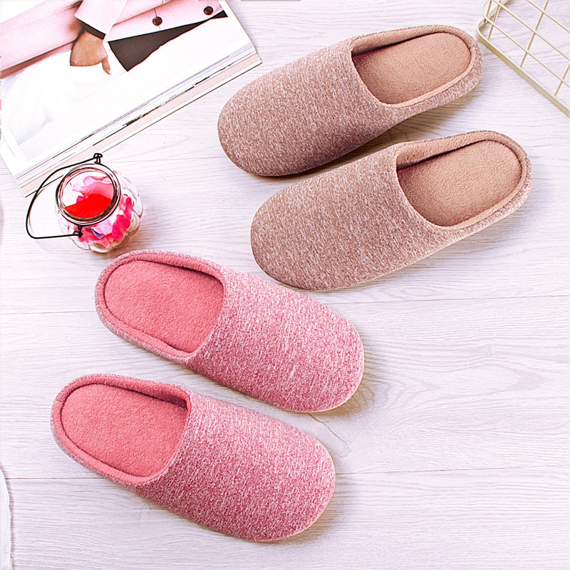 Slippers Women Indoor House Plush Soft Cute Cotton..